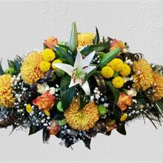 Autumnal Lorist Choice Casket Spray