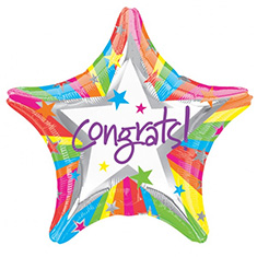 Congratulations Balloons and Bouquets 