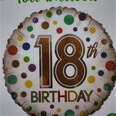 18th Birthday Balloon