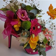 Fresh Flower Cinderella Shoe 
