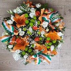  Wreath in Ireland&#39;s Colours 