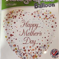 Happy Mother&#39;s Day Holographic Balloon 