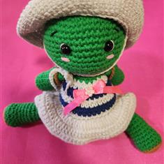 Crochet Turtle with Bag Hat Dress