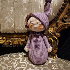 Purple Baby Crochet Toy