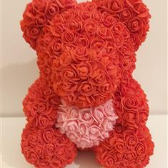 Foam Rose Bear 40 cm Height 