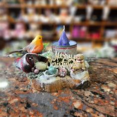 Gingerbread Man Candle 