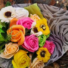 Soap Flowers Bright 