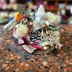 Snowman Sparkling Arrangement 