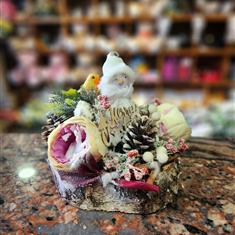 Snowman and Robin Arrangement 