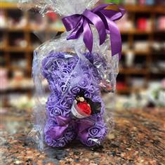 Purple Bear 25 cm