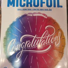 Congratulations colourful Balloon