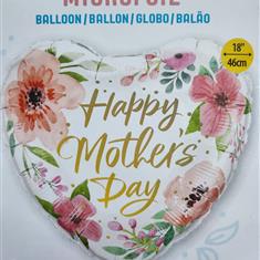 Happy Mothers Day Heart Balloon