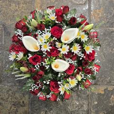 Artificial Flower Wreath choice of colours 45cm
