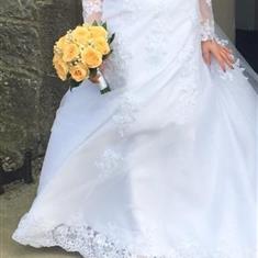 Peach Rose Bouquet Bridal