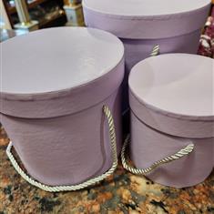 Florist Choice Chocolate floral surprise box light purple 3 sizes