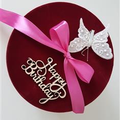 Florist choice Dark Red Chocolate and Floral Surprise Box 2 sizes