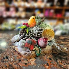 Robin and Berry Arrangement 