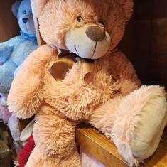 Brown Bear with Bow 54 cm