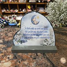 Child&#39;s Slate Memorial Plaque 