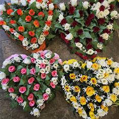 Silk Flower Heart