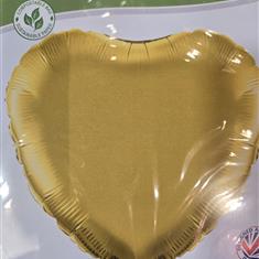Gold Heart Balloon 